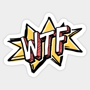 WTF Comic Sticker